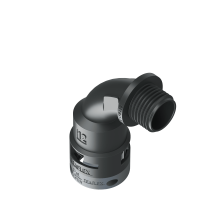 6BBN12M16 Raccordo BN a 90° senza spigoli interni in poliammide IP66
