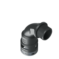 6BBN12P11 Raccordo BN a 90° senza spigoli interni in poliammide IP66