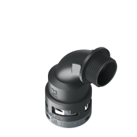 6BBN23M25 Raccordo BN a 90° senza spigoli interni in poliammide IP66