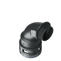 6BBN36M40 Raccordo BN a 90° senza spigoli interni in poliammide IP66