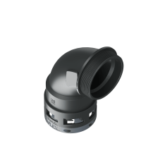 6BBN48M63 Raccordo BN a 90° senza spigoli interni in poliammide IP66