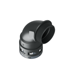 6BBN48N08 Raccordo BN a 90° senza spigoli interni in poliammide IP66