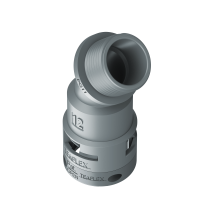 6GBF12P11 Raccordo BF a 45° senza spigoli interni in poliammide IP66