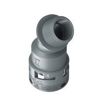 6GBF17N03 Raccordo BF a 45° senza spigoli interni in poliammide IP66