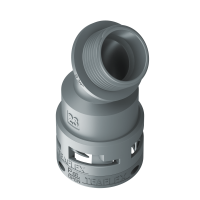 6GBF23G04 Raccordo BF a 45° senza spigoli interni in poliammide IP66