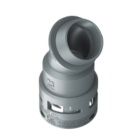 6GBF23P21 Racor BF de 45° sin bordes internos en poliamida IP66