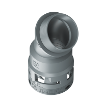 6GBF29P29 Raccordo BF a 45° senza spigoli interni in poliammide IP66