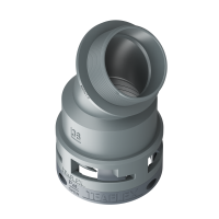 6GBF36M40 Raccordo BF a 45° senza spigoli interni in poliammide IP66
