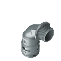 6GBN12M20 Raccordo BN a 90° senza spigoli interni in poliammide IP66