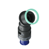 8BBF10P11 Raccordo a 45° senza spigoli interni in poliammide IP68/IP69K