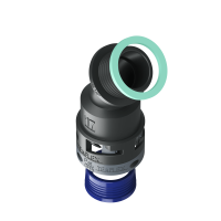 8BBF17G03 Raccordo a 45° senza spigoli interni in poliammide IP68/IP69K