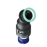 8BBF17N03 Raccordo a 45° senza spigoli interni in poliammide IP68/IP69K