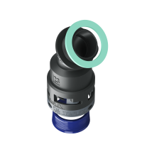 8BBF23N04 Raccordo a 45° senza spigoli interni in poliammide IP68/IP69K