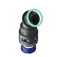 8BBF23P21 Raccordo a 45° senza spigoli interni in poliammide IP68/IP69K