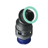 8BBF29N05 Raccordo a 45° senza spigoli interni in poliammide IP68/IP69K