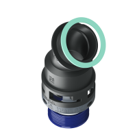 8BBF36G06 Raccordo a 45° senza spigoli interni in poliammide IP68/IP69K