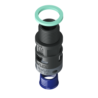 8BSM10P09 Raccordo SM diritto filetto maschio in poliammide IP68/IP69K