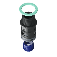 8BSM12N03 Raccordo SM diritto filetto maschio in poliammide IP68/IP69K