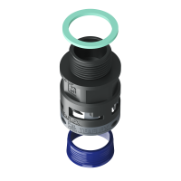 8BSM23G04 Raccordo SM diritto filetto maschio in poliammide IP68/IP69K