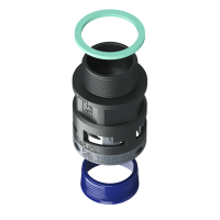 8BSM23P21 Raccordo SM diritto filetto maschio in poliammide IP68/IP69K
