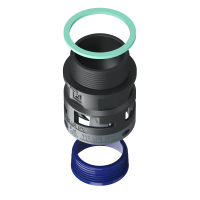 8BSM29P29 Raccordo SM diritto filetto maschio in poliammide IP68/IP69K