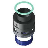 8BSM48P36 Raccordo SM diritto filetto maschio in poliammide IP68/IP69K