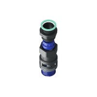 8BSR23M2516 Raccordo SR diritto a pressacavo in poliammide IP68/IP69K