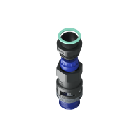 8BSR23M2518 Raccordo SR diritto a pressacavo in poliammide IP68/IP69K