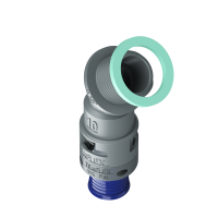 8GBF10G02 Raccordo a 45° senza spigoli interni in poliammide IP68/IP69K