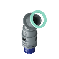 8GBF10M16 Raccordo a 45° senza spigoli interni in poliammide IP68/IP69K