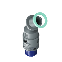 8GBF10P07 Raccordo a 45° senza spigoli interni in poliammide IP68/IP69K