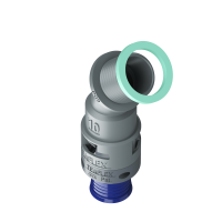 8GBF10P09 Raccordo a 45° senza spigoli interni in poliammide IP68/IP69K