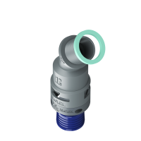 8GBF12P09 Raccordo a 45° senza spigoli interni in poliammide IP68/IP69K