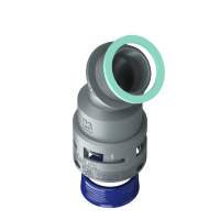 8GBF23G04 Raccordo a 45° senza spigoli interni in poliammide IP68/IP69K