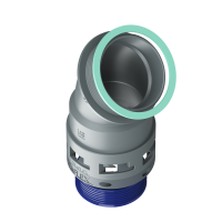 8GBF48G08 Raccordo a 45° senza spigoli interni in poliammide IP68/IP69K