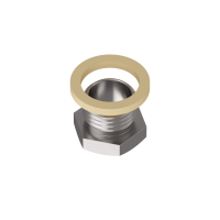 Adattatore in ottone nichelato - JCA16 - Berardi Bullonerie srl
