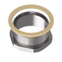 AD008 Adattatore AD con guarnizione in ottone nichelato