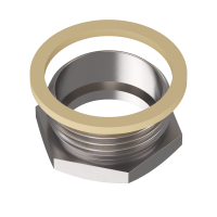 AD05 Adattatore AD con guarnizione in ottone nichelato