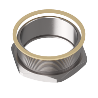 AD10 Adattatore AD con guarnizione in ottone nichelato