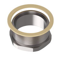 AD50M Adattatore AD con guarnizione in ottone nichelato