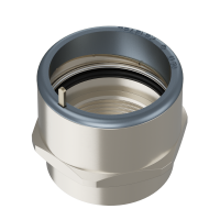 ARF50 Raccordo AR ad innesto rapido filetto femmina in ottone nichelato IP67