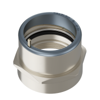 ARF50A Raccordo AR ad innesto rapido filetto femmina in ottone nichelato IP67
