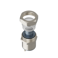 ARFR25 Raccordo AR ad innesto rapido filetto femmina in ottone nichelato IP67