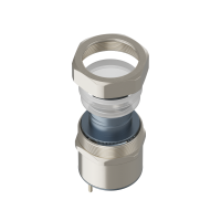ARFR40 Raccordo AR ad innesto rapido filetto femmina in ottone nichelato IP67