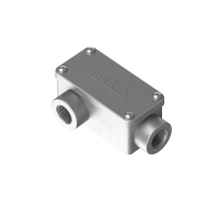 C2S1010M20 2 vie sinistra cassetta di derivazione a forma rettangolare in alluminio IP65