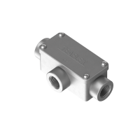 C305101 3 vie cassetta di derivazione a forma rettangolare in alluminio IP65