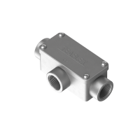 C3510M25 3 vie cassetta di derivazione a forma rettangolare in alluminio IP65