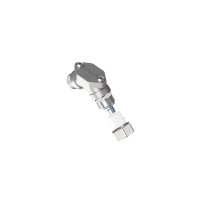 CMCP09PG11 90° elbow with inspection cover and brass fittings with metallic continuity
IP54