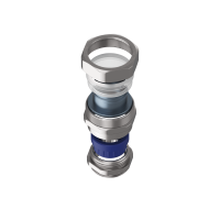 CMPRG3530 Raccordo CMPR a pressacavo in ottone nichelato continuità metallica IP67