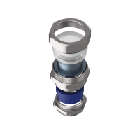 CMPRG4034 Raccordo CMPR a pressacavo in ottone nichelato continuità metallica IP67